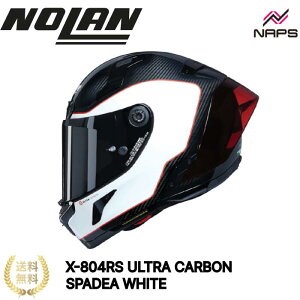 NOLAN X-804RS ULTRA CARBON SPADEA WHITE 343 m[ zCg AWAtBbg [VO J[{ MFJF M L XL [X x`[V X[NV[h wbg oCN I[goC pi 