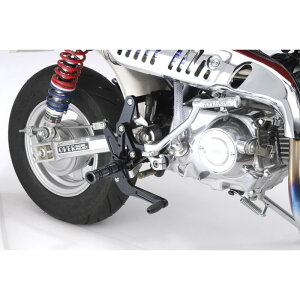 OVER Racing オーバーレーシング バックステップ レーシングTYPE ドラム (ブラック) MONKEY オーヴァーレーシング