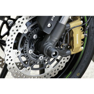 OVER Racing オーバーレーシング フロントアクスルスライダー ブラック Z1000 14-16 オーヴァーレーシング