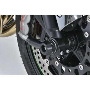 OVER Racing オーバーレーシング フロントアクスルスライダー ブラック Ninja H2 15 オーヴァーレーシング