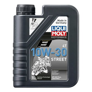 _10OFFN[|Ώ 10/31܂Ł^ LIQUIMOLY L 4TCNGWIC Motorbike 4T Synth 10W-30 Street 1L