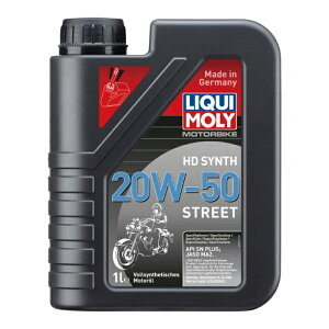 _10OFFN[|Ώ 10/31܂Ł^ LIQUIMOLY L 4TCNGWIC Motorbike HD Synth 20W-50 Street 1L