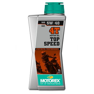_10OFFN[|Ώ 10/31܂Ł^ MOTOREX gbNX 4TCNGWIC TOP SPEED 4T y5W40z e 4L (97795)