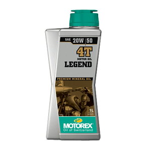 _N[|Ώ 10/31܂Ł^ MOTOREX gbNX 4TCNGWIC LEGEND 4T y20W50z e 1L (97812)