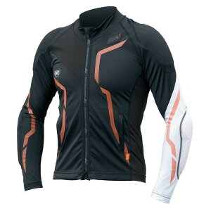 HYOD qEhE STU108D D3O AIR PROTECT RASH GUARD Ci[veNgbVK[h ubN/IW