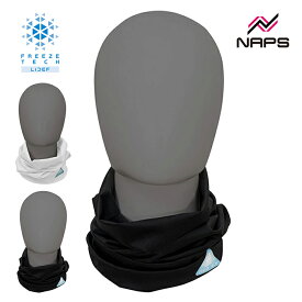 FREEZE TECH フリーズテック 氷撃 ACCESSORY LINE 冷感 ロングネックゲーター カラー ホワイト ブラック フリーサイズ アクセサリー ライン 接触冷感 気化熱冷却 吸水速乾 紫外線カット ストレッチ 抗菌 防臭 消臭 日本製 リベルタ