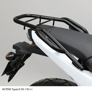 ENDURANCE エンデュランス タンデムグリップ付リアキャリア ブラック NC700S('12.4〜'14.1)