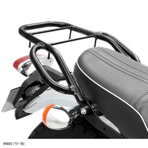 ENDURANCE エンデュランス タンデムグリップ付リアキャリア ブラック W800('11〜'16) MEGURO K3('21.10〜)