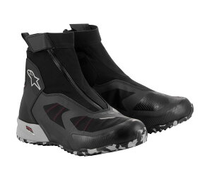 alpinestars �A���p�C���X�^�[�Y CR-8 GORE-TEX SHOES ���C�f�B���O�V���[�Y 1222 BLACK MID GRAY BRIGHT RED