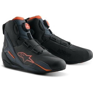 alpinestars �A���p�C���X�^�[�Y FASTER-4 BOA SHOES ASIA ���C�f�B���O�V���[�Y 174 BLACK GRAY ORANGE