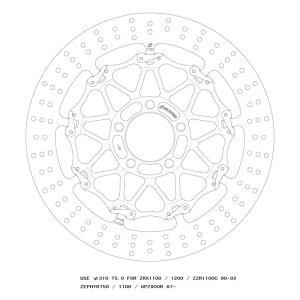 GALE SPEED �Q�C���X�s�[�h �N���X���b�N�f�B�X�N���[�^�[ �t�����g ��310 T=5.0 ZRX1200R/S 01-08 / ZEPHYR1100 92-06 / ZRX1100 97-00