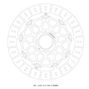 GALE SPEED �Q�C���X�s�[�h �N���X���b�N�f�B�X�N���[�^�[ �t�����g ��320 T=5.0 Z1000MK2 �J�X�^���T�C�Y