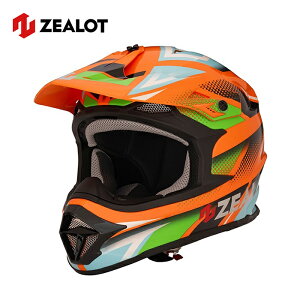 ZEALOT MadJumper2 GRAPHIC ORANGE/BLUE :W[bg }bhWp[2 IW/u[ wbg oCN I[goC pi Y fB[X j    [J[ uh lC 