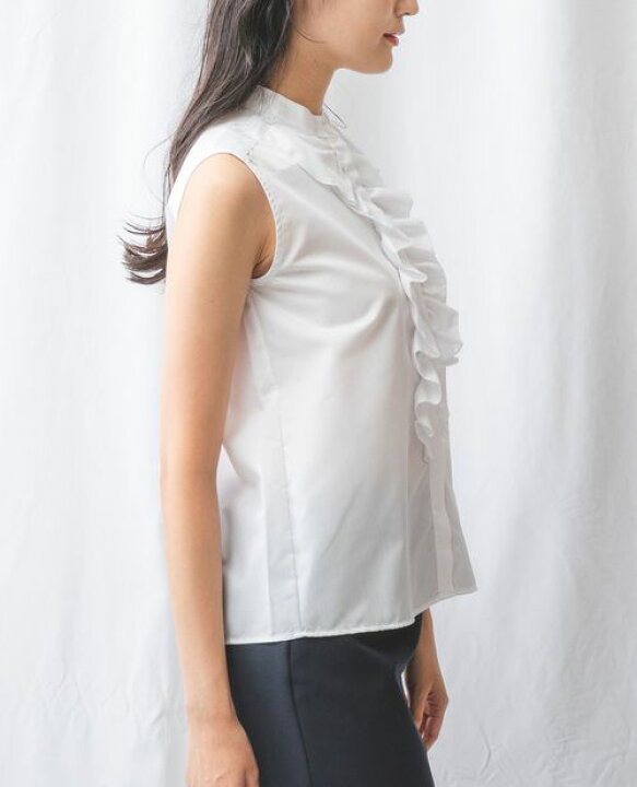 y1697【ナラカミーチェ】 レース付きノースリーブトップス ルーマニア  