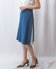 【50%OFF】《 サイドプリーツ スカート 》 レディース ボトムス Aライン きちんと見え オフィス お出かけ 大きいサイズ ナラ カミーチェ NARACAMICIE ナラカミ アウトレット 送料無料