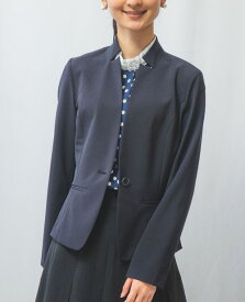 ★4/25限定！20%OFFクーポン配布中★【期間限定50％OFF】《 【 セットアップ スーツ 対応】マルチ ストレッチ ちびスタンド ジャケット 》【 ナラカミーチェ 公式】 レディース アウター スタンドカラー ナラ カミーチェ ナラカミ NARACAMICIE アウトレット 送料無料