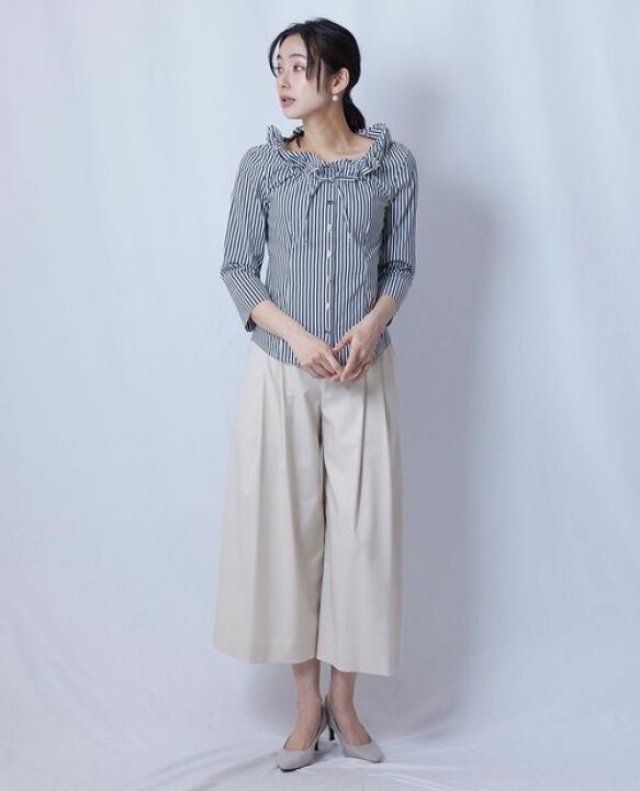 楽天市場】【50%OFF】《 ロンドン ストライプ ドロストネック 七分袖 