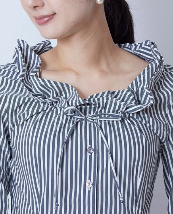楽天市場】【50%OFF】《 ロンドン ストライプ ドロストネック 七分袖 