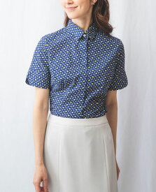 【50%OFF】《 レモンプリント半袖シャツ 》【 ナラカミーチェ 公式】 レディース トップス 小柄 爽やか 夏 S〜4L 7号〜17号 大きいサイズ ナラ カミーチェ ナラカミ NARACAMICIE アウトレット 送料無料