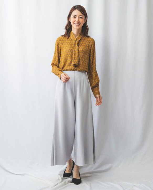 楽天市場】【50%OFF】《 チェーンプリントボウタイブラウス 》【 ナラ 