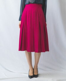 【50%OFF】《 ボックスタック プリーツスカート 》【 ナラカミーチェ 公式】 レディース ボトムス スカート ひざ丈 後ろゴム きれいめ ナラ カミーチェ ナラカミ NARACAMICIE アウトレット 送料無料