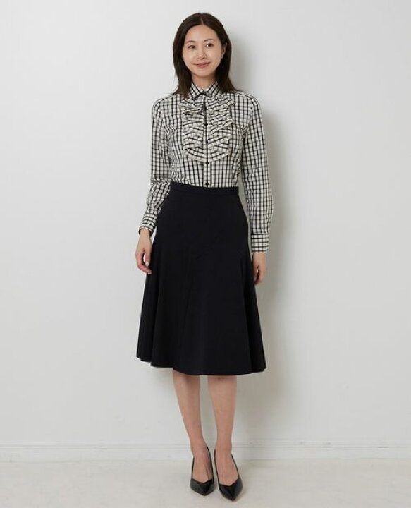 楽天市場】【50%OFF】《 チェック フリル 長袖 シャツ 》レディース 