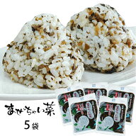 まぜちゃい菜　110g×5袋　メール便送料無料 おいしい漬物 おつけもの 丸長 お取り寄せ