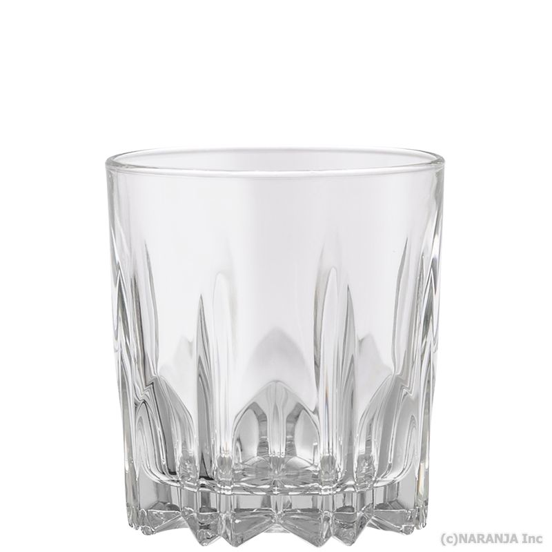 グラスの底から側面にかけて施されたデザインが特徴のロックグラス ロックグラス ボルゴノボ 買取 お気に入 エクスカリバー 300ml カクテル ウィスキー