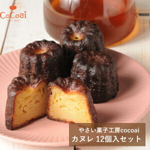 クリスマス お歳暮 ギフト スイーツ【小麦粉不使用 カヌレ 12個入り やさい菓子工房ココアイ】プレゼント 冷凍 お菓子 洋菓子 送料無料 お取り寄せ 奈良 手土産 グルテンフリー 牛乳不使用