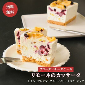 クリスマス アイスケーキ お歳暮 ギフト 洋菓子【奈良祥樂 フローズンチーズケーキ リモーネのカッサータ】スイーツ アイス アイスクリーム クリームチーズ 生クリーム レモン 冷凍ケーキ 誕生日ケーキ 大人 おしゃれ プレゼント お取り寄せ 送料無料 冷菓 お礼 内祝 人気