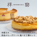 父の日 ギフト チーズケーキ スイーツ【木箱入 奈良のちぃずケーキ 4号 選べる2個セット 奈良祥樂】プレゼント 洋菓子 お菓子 冷凍 ケーキ 送料無料 奈良 おしゃれ お取り寄せ お返し 濃厚 手土産 誕生日ケーキ 大人 内祝 贈答用 結婚祝 ホールケーキ 贈り物