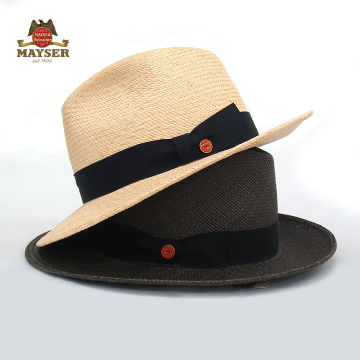 楽天市場】MAYSER（マイザー）本パナマグログラン巻きハット 帽子 