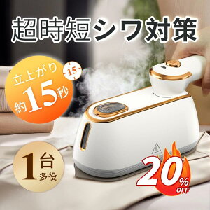 アイロン スチームアイロン ハンディ 衣類スチーマー 3WAY パワフル スチーマー 恒温 強力スチーム 15秒立上り シワ伸ばし 除菌 一人暮らし