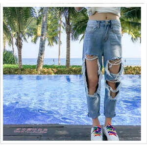 デニムパンツ レディース ワイドパンツ ダメージジーンズ ボトムス カジュアル ストレッチ 大きいサイズ ゆったり 旅行 着痩せ 美脚 人気 大人