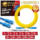 【1分で簡単！】 光ファイバーケーブル 【高速データ通信】 工具不要 曲げに強い 高耐久 専門誌掲載 簡単接続 ONU・モ…