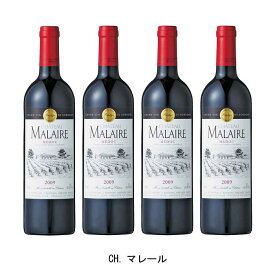 [4本まとめ買い] CH.マレール 2010年 A.O.C.メドック フランス 赤ワイン ミディアムボディ フランスワイン ボルドー フランス赤ワイン カベルネ ソーヴィニヨン 750ml