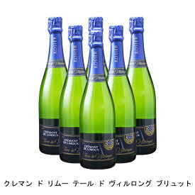 [6本まとめ買い] クレマン ド リムー テール ド ヴィルロング ブリュット 2021年 ドメーヌ ロジエ フランス スパークリングワイン 辛口 フランスワイン ラングドック ルション フランススパークリングワイン シャルドネ 750ml