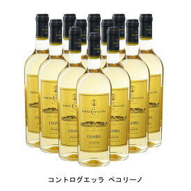 [12本まとめ買い] コントログエッラ ペコリーノ 2021年 バローネ コルナッキア イタリア 白ワイン 辛口 イタリアワイン アブルッツォ イタリア白ワイン ペコリーノ 750ml