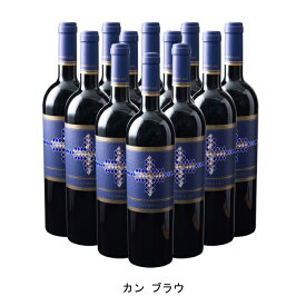 [12本まとめ買い] カン ブラウ 2018年 セラーズ カン ブラウ スペイン 赤ワイン フルボディ スペインワイン モンサン スペイン赤ワイン カリニェナ 750ml