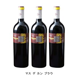 [3本まとめ買い] マス デ カン ブラウ 2011年 セラーズ カン ブラウ スペイン 赤ワイン フルボディ スペインワイン モンサン スペイン赤ワイン カリニェナ 750ml