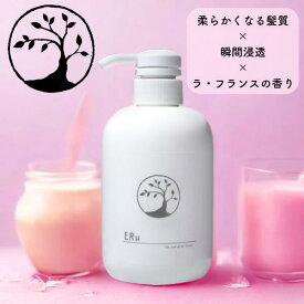 【本来の髪を取り戻す】【瞬間浸透・すぐに感じる柔らかさ】ERu treatment(えるトリートメント）500ml美髪　カラー・パーマ対応　サロン専売　しっとり　さらさら　潤い　手触り　柔軟性　柔らか [なるこすらぼ・ナルコスラボ]