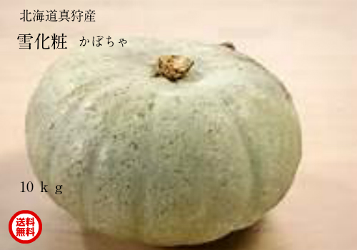 北海道喜茂別産 かぼちゃ 上品 雪化粧 10ｋｇ 送料無料 人気ブランド