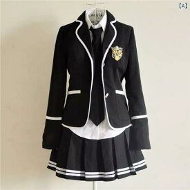 スクールウェア 学生服 男女兼用 中高生 英国風 学院風 長袖 JK制服 ブレザー 上下セット 通学 フォーマル 春秋 韓国スタイル コットン素材