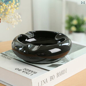 灰皿 シンプル スタイリッシュ おしゃれ 陶器 磁器 シガー 葉巻 3本 防風 灰が飛びにくい リビング 家庭用 自宅 ホテル 店舗 ブラック マット つや消し ホワイト 黒 白 光沢(x2)