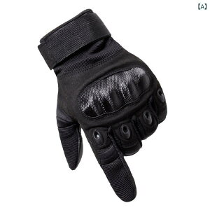 グローブ メンズ 男性用 フルフィンガー ハードシェル ノンスリップ タッチパネル対応 スマホ対応 サイクリング バイク 運転 登山 アウトドア サバゲー ミリタリー タクティカル レザー ブ