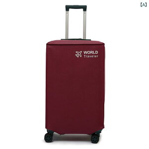 スーツケースカバー ユニセックス 男女兼用 スポーティー 厚手 防水 防塵 耐摩耗性 傷つき防止 不織布製 ダークブルー 紺 シンプル アーバンカジュアル 旅行 出張 トラベル