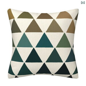 クッションカバー 抱き枕カバー 北欧風 ソファ用 おしゃれなインテリア雑貨 モランディカラー 幾何学模様 抽象植物柄 ポリエステル製 45cm角 ホテルライク モダン リビング アウトドア 屋外