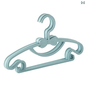 子供用ハンガー キッズ ベビー 子供服 男の子 女の子 プラスチック 樹脂 リボン シンプル モダン スリム 薄型 衣類収納 ブルー ピンク オフホワイト オレンジ パンツ ズボン