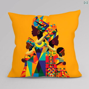 �N�b�V�����J�o�[ ���C�g���O�W���A���[ ���� �\�t�@ ���r���O �����` ������ �|���G�X�e�� �c�Ȃ� �A�t���J���������� 45x45cm�Ή�