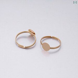 指輪 男女兼用 DIY ハンドメイド 手作り 材料 アクセサリーパーツ サイズ調整可能 フリーサイズ 開口リング 空枠 リング台 台座 土台 金属製